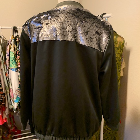 Sequin bomber jacket - Picture 3 of 3